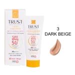 کرم ضد آفتاب رنگی و ضد پیری بژ تیره (پوست خشک تا نرمال) (2024)